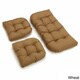 Blazing Needles All-Weather 3-Piece Bench Cushion Set - Thumbnail 6