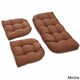 Blazing Needles All-Weather 3-Piece Bench Cushion Set - Thumbnail 7