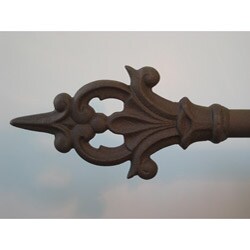 Shop Florynce 130 To 154 Inch Mocha Brown Adjustable Curtain Rod