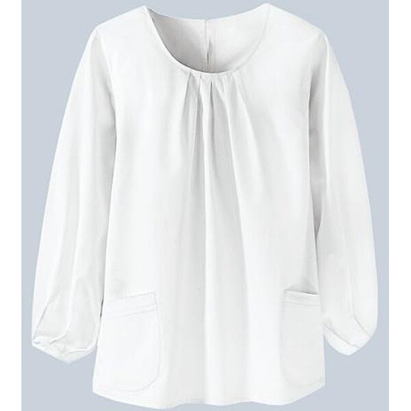 plus size white cotton shirt