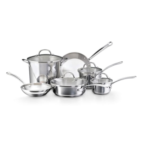 Farberware Millennium Tulip Shaped Stainless Steel 10 piece Cookware