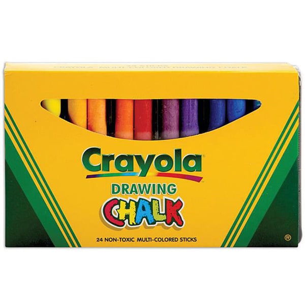 Download Crayola Assorted Color 24-piece Art Chalk Set - Overstock - 5747449