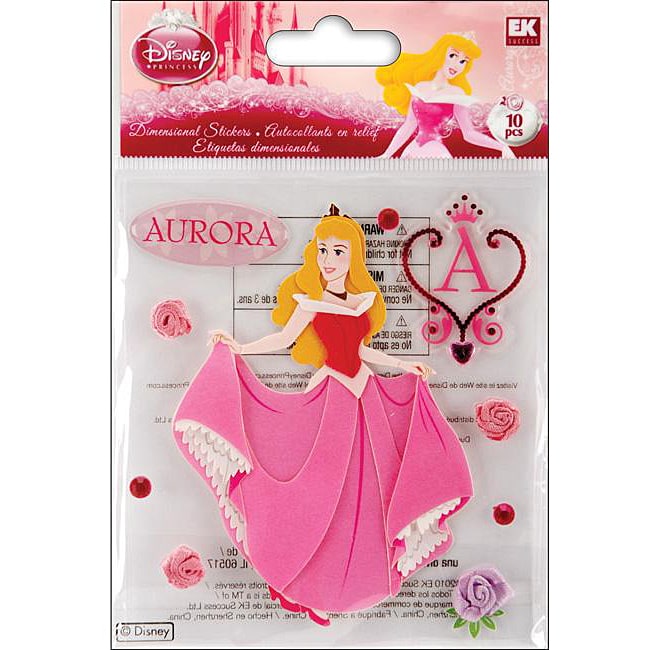 Disney Dimensional Sleeping Beauty Sticker Sheet