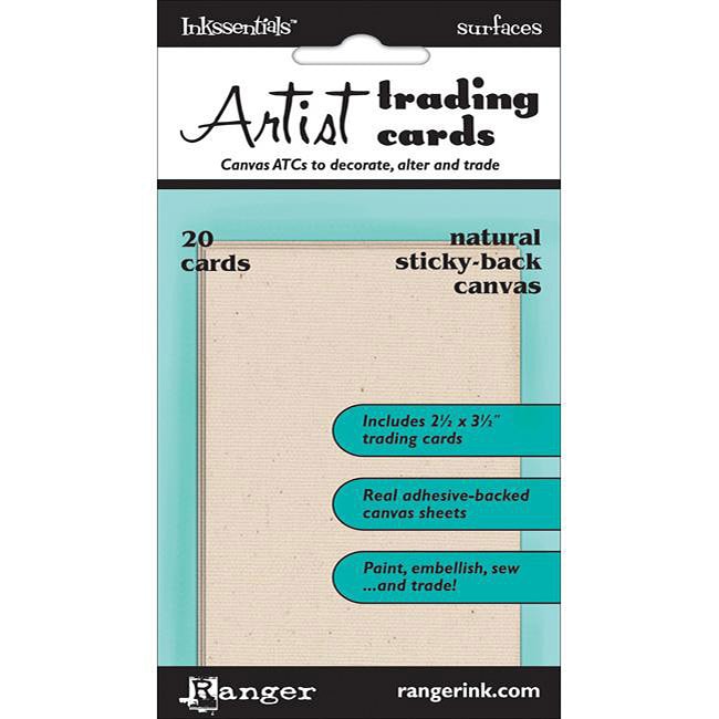 Inkssentials Sticky Back Canvas Craft Paper (Pack of 20) Free