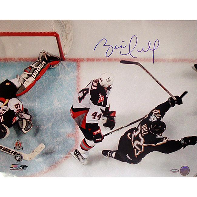 Steiner Sports Brett Hull Dallas Stars Game Winning Goal Overhead Photo