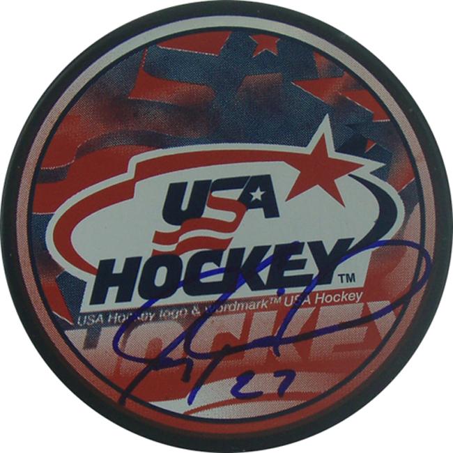 Steiner Sports Jeremy Roenick USA Autograph Puck