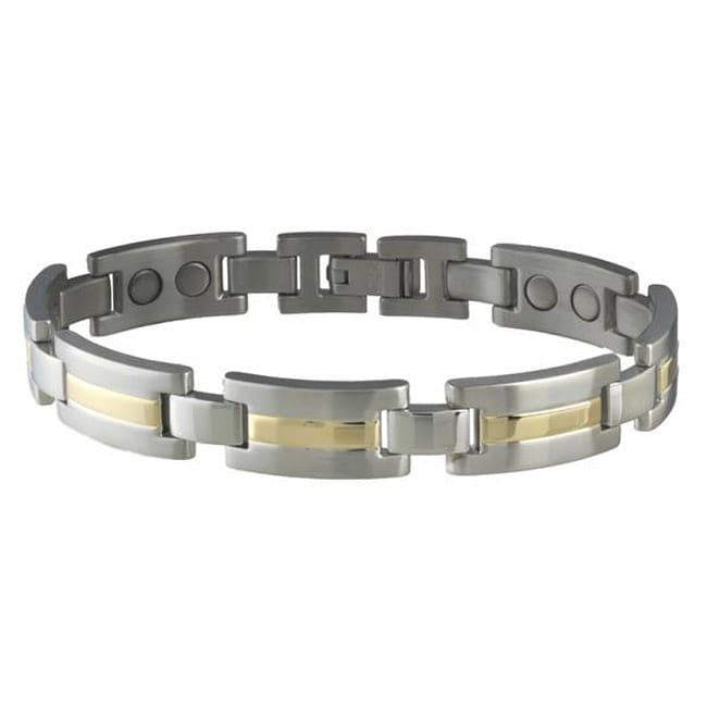 Sabona Mens Executive Dress Duet Magnetic Bracelet