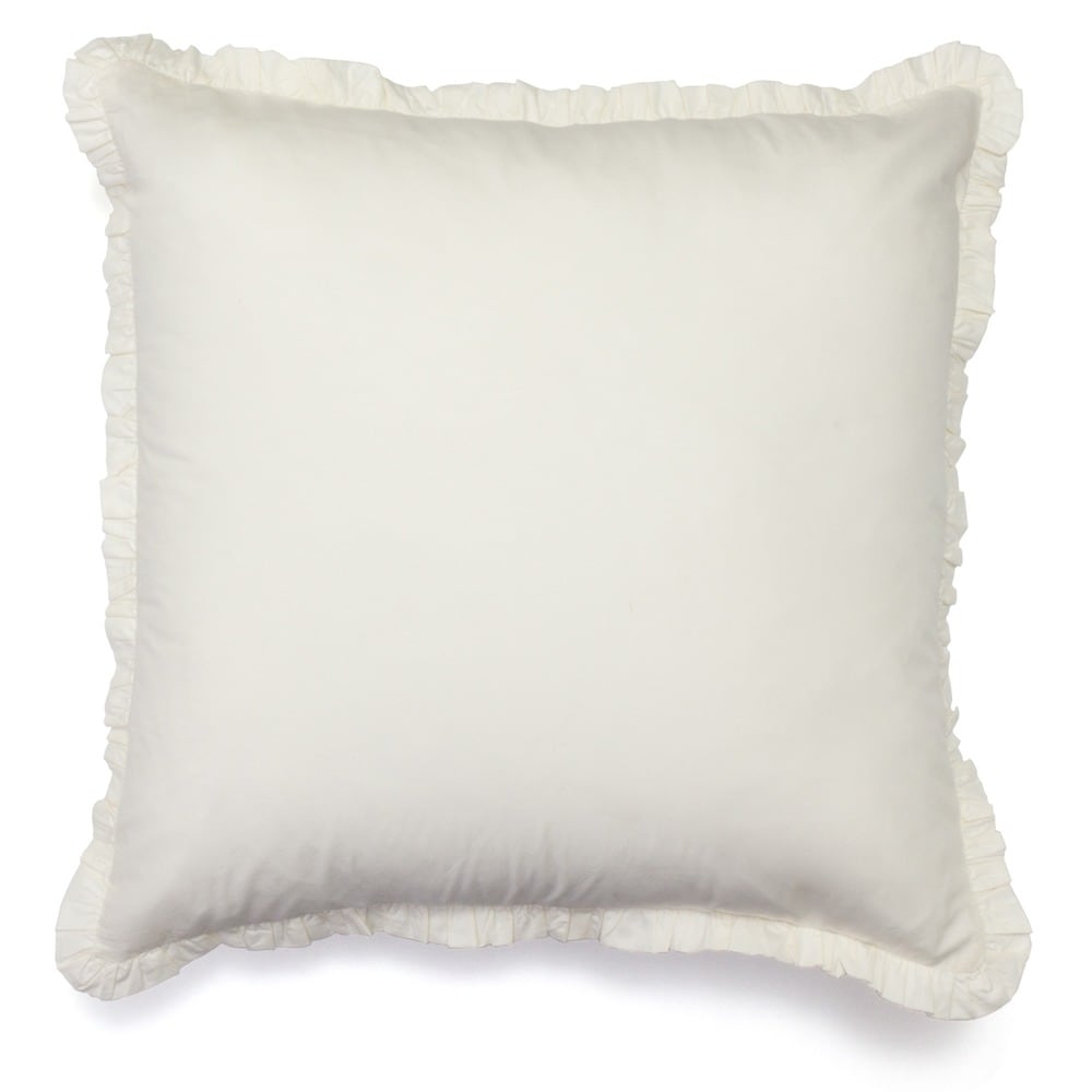 Half Moon Lumbar Pillow Cases set of 2 White