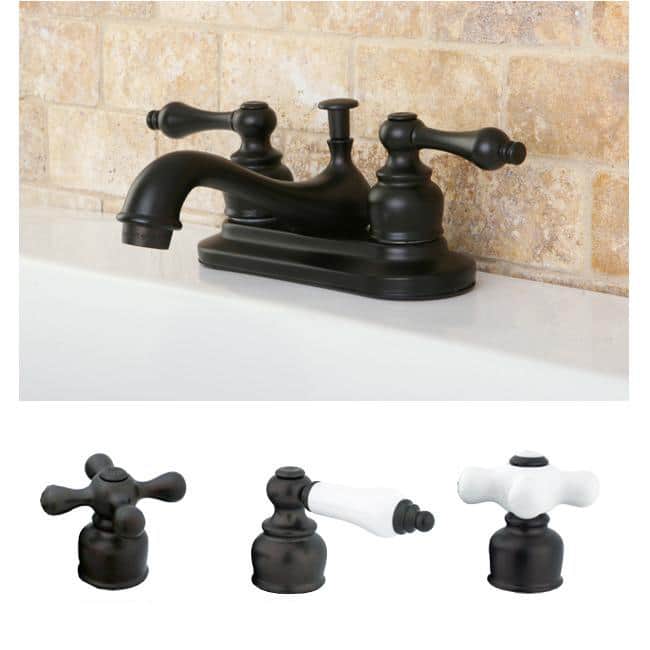 Kingston Brass Classic Oil Rubbed Bronze Two-handle Bathroom Faucet