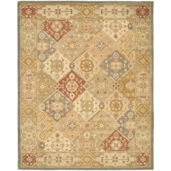 Safavieh Handmade Antiquities Bakhtieri Multi/ Beige Wool Rug - 6' x 9'