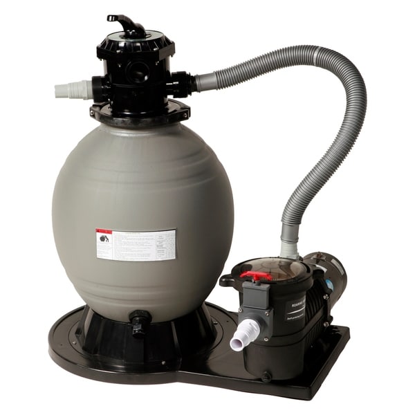 Blue Wave 22-inch Above Ground Sand Filter System - Silver