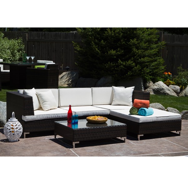 Shop Miami Beach 5piece Outdoor Seating Set Free Shipping Today