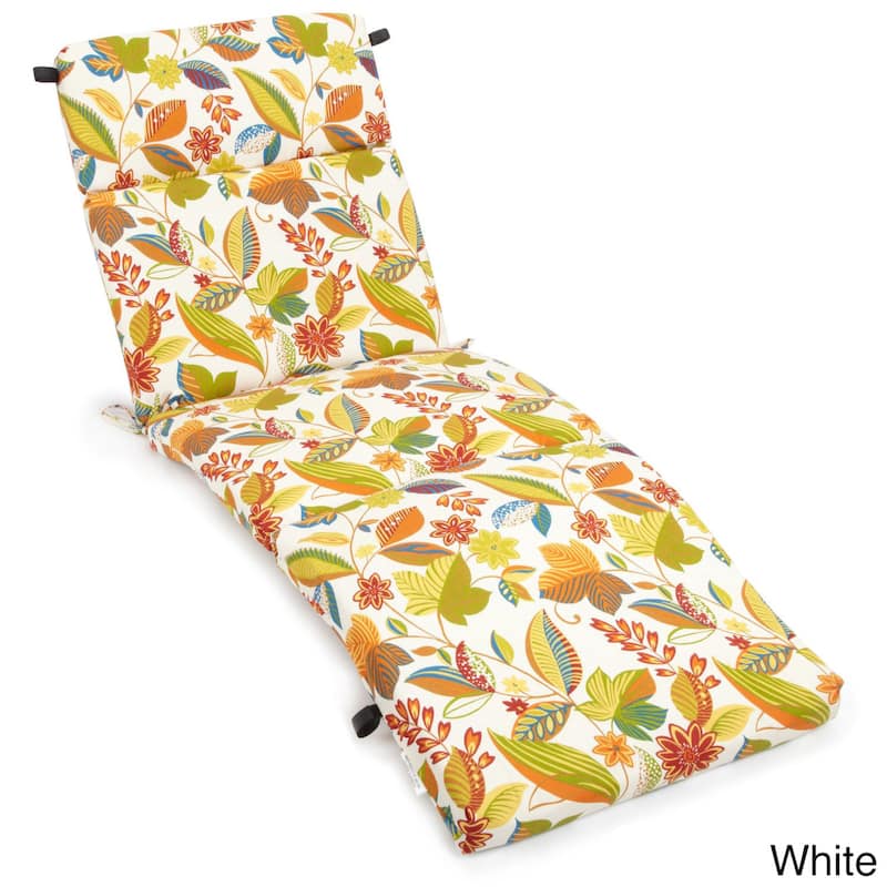 Blazing Needles All-Weather Outdoor Chaise Lounge Cushion - Skyworks Multi