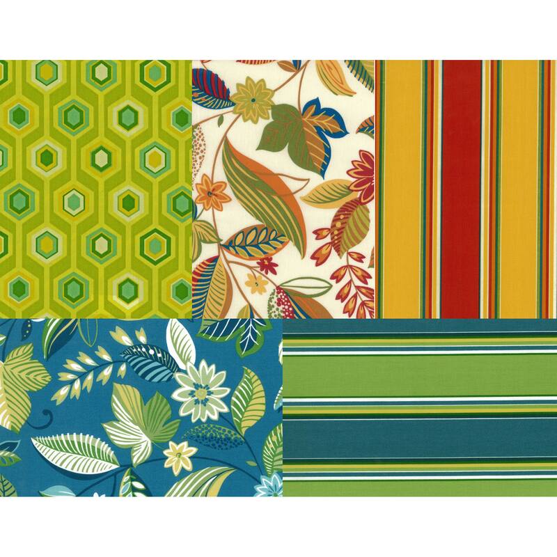 Blazing Needles All-Weather Outdoor Chaise Lounge Cushion