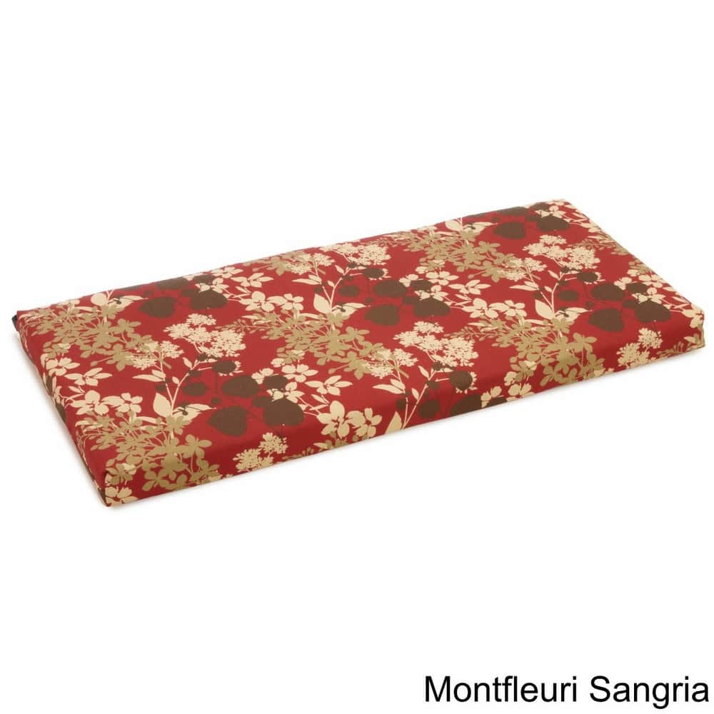 Blazing Needles All-Weather Indoor/Outdoor Bench Cushion
