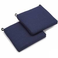 Blazing Needles 19-inch Indoor/Outdoor Chair Cushions (Set of 2) - 19" x 19"