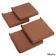 Blazing Needles 20-inch All-Weather Indoor/Outdoor Chair Cushion (Set of 4) - Thumbnail 3