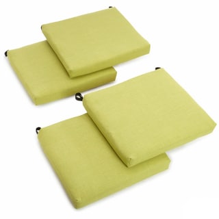 Blazing Needles 20-inch All-Weather Indoor/Outdoor Chair Cushion (Set of 4)