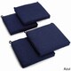 Blazing Needles 20-inch All-Weather Indoor/Outdoor Chair Cushion (Set of 4) - Thumbnail 10