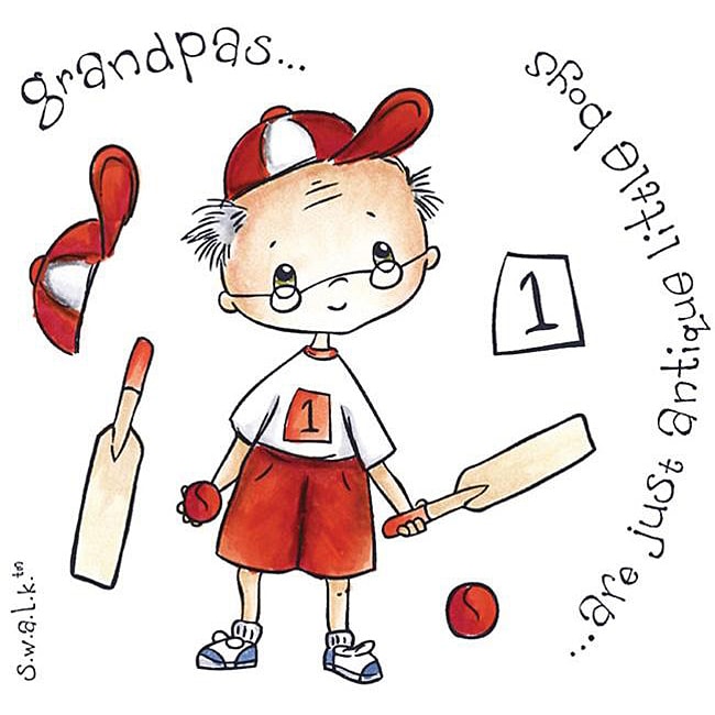 Crafters Companion S.w.a.l.k. Grandpa Rubber Stamp