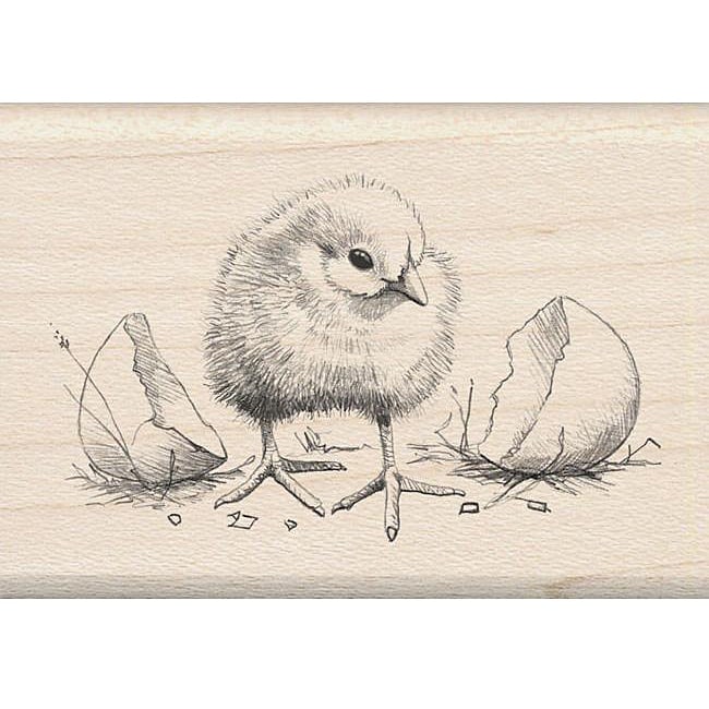 Inkadinkado Chick Rubber Stamp