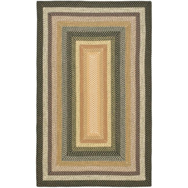 Hand woven Indoor/outdoor Reversible Multicolor Braided Rug (5 X 8)