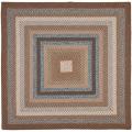 Safavieh Hand-woven Reversible Brown Braided Rug - 8' x 8'
