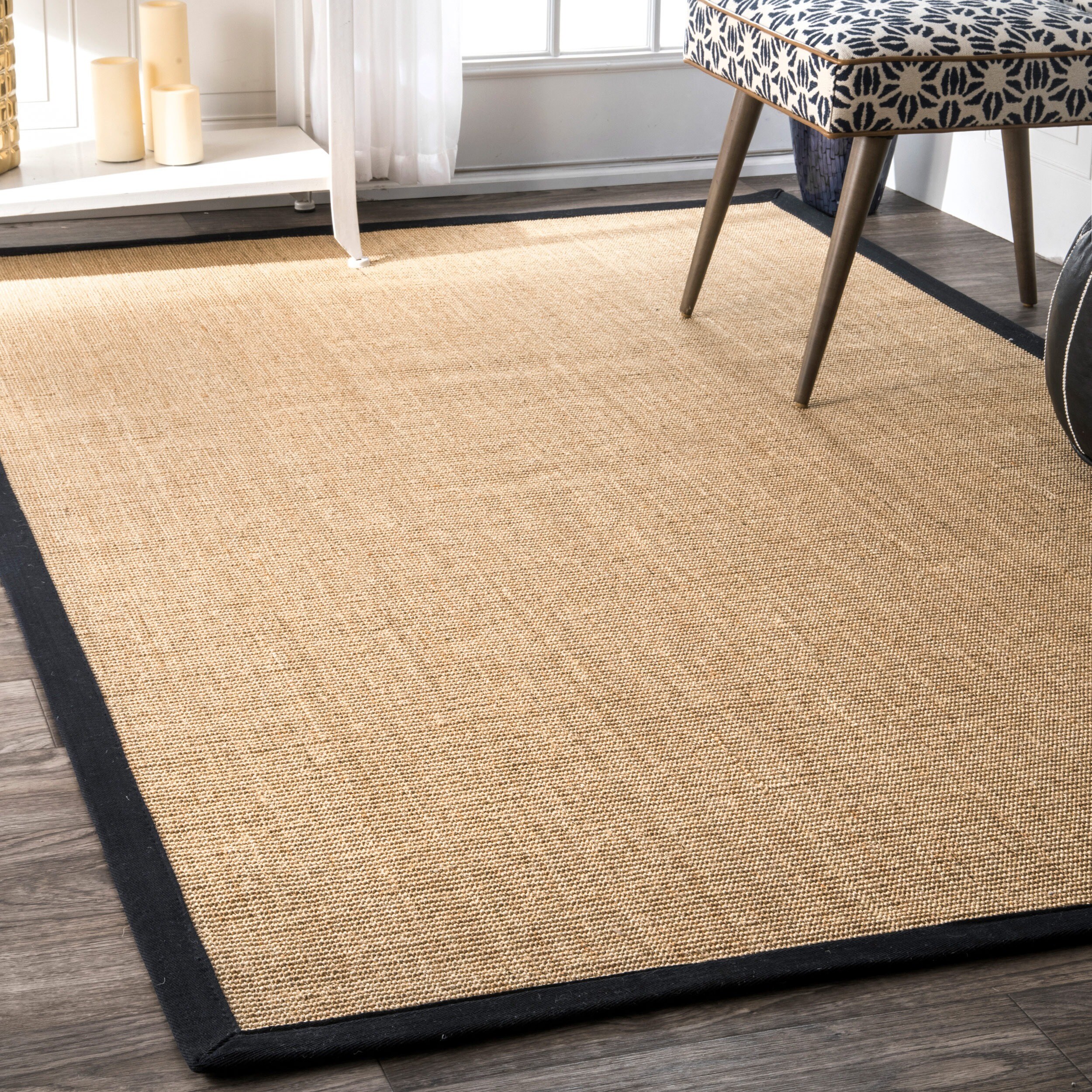 Havenside Home Lubec Handmade Eco Natural Fiber Cotton Border Havenside Home Lubec Handmade Eco Natural Fiber Cotton