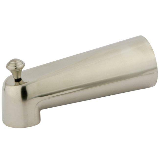 Kingston Brass Satin Nickel 7-inch Zinc Tub Diverter Spout
