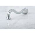 Chrome Heritage 8-inch Solid Brass Tub Spout