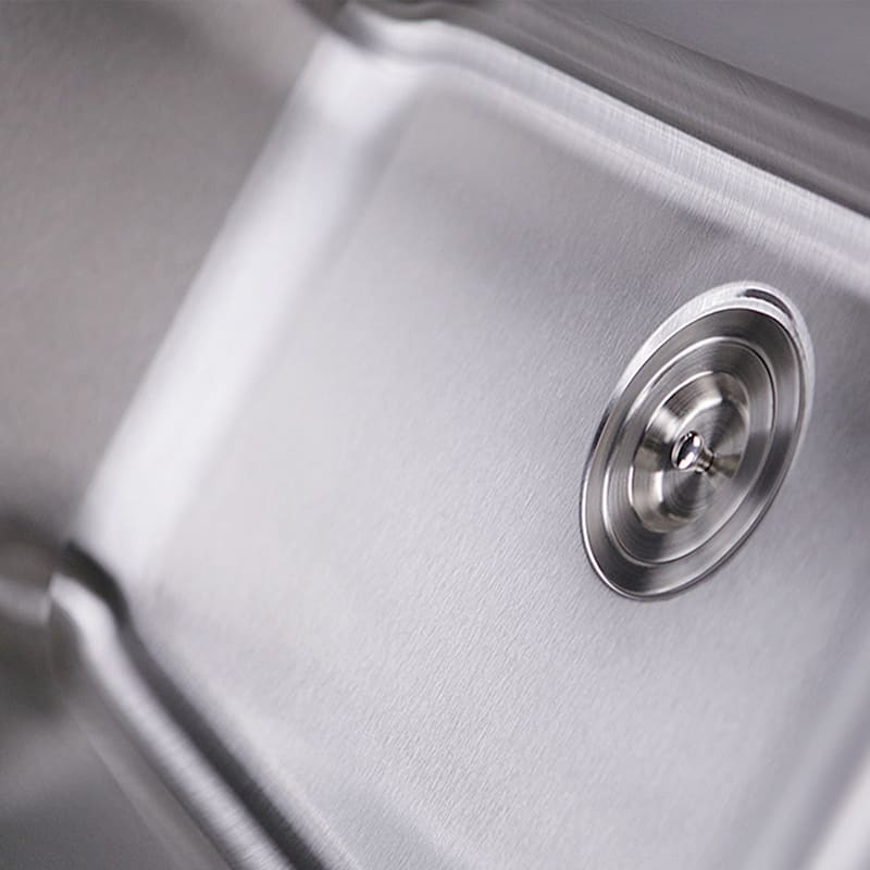 Stainless Steel 33-inch Drop-in Single Bowl Kitchen Sink