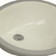 preview thumbnail 5 of 8, Highpoint Collection 15x12 Bisque Undermount Vanity Sink - 17" x 13.5" x 7.75"