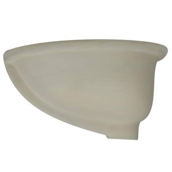 Highpoint Collection 15x12 Bisque Undermount Vanity Sink - 17" x 13.5" x 7.75"