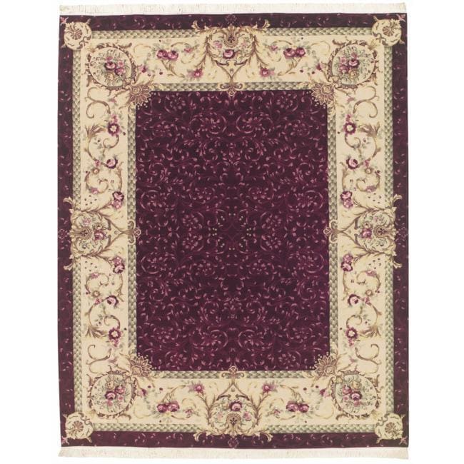 Nourison Hand-knotted Red Legacy Rug (8'6 x 11'6) - 8'6" x 11'6"