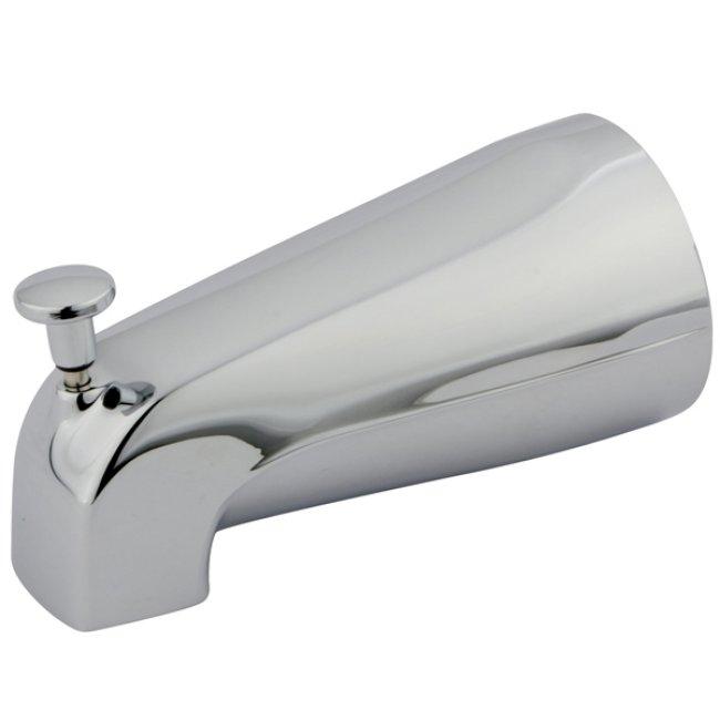 Zinc 5 inch Chrome Diverter Tub Spout