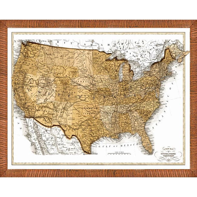map usa framed map of the usa framed print free shipping today map usa framed map of the usa framed print free shipping today