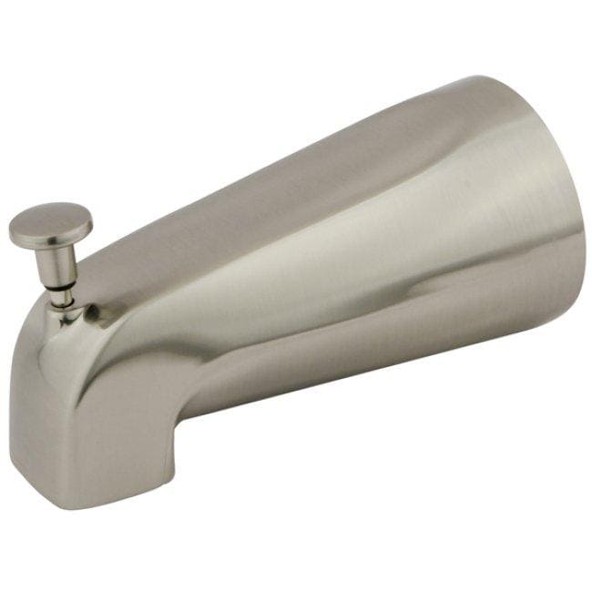 Zinc 5-inch Satin Nickel Diverter Tub Spout