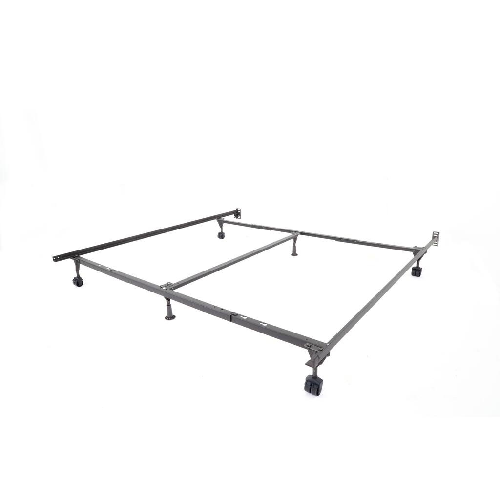 Rize Queen King California King Adjustable Bed Frame With Casters And Wheels