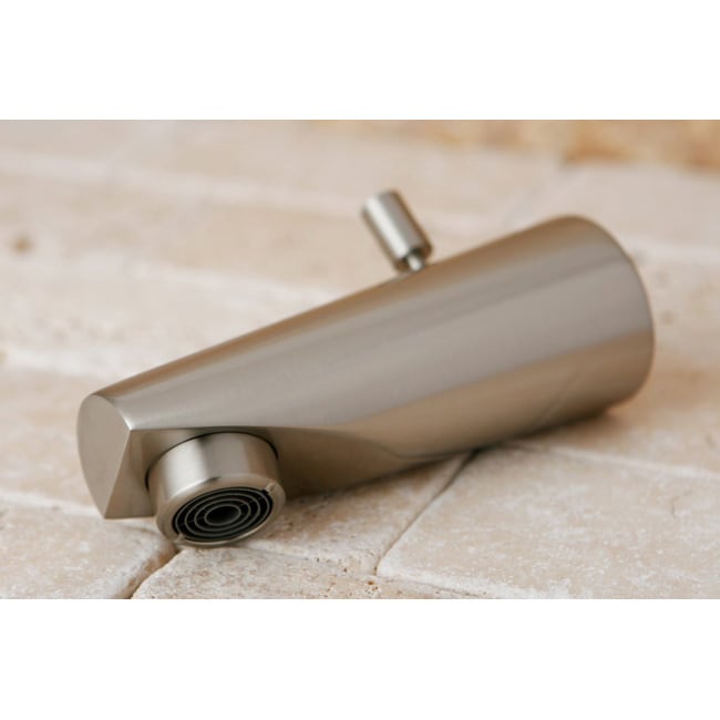 Deco Solid Brass Satin Nickel Tub Spout With Diverter