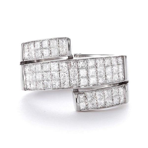 Montebello 14k White Gold 1 1/2ct TDW Diamond Wraparound Band (G-H, SI2)