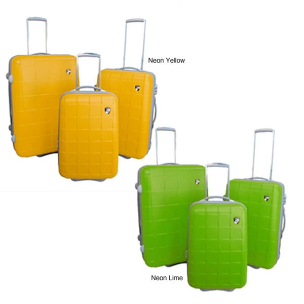 neon suitcase