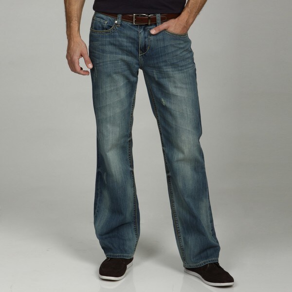 Seven7 Men's Flap Back Pocket Bootcut Jeans FINAL SALE - 13494466 ...