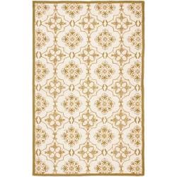 Hand hooked Chelsea Harmony Ivory Wool Rug (5'3 x 8'3) Safavieh 5x8   6x9 Rugs