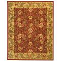 Safavieh Handmade Boitanical Red/ Ivory Wool Rug - 7'9 x 9'9