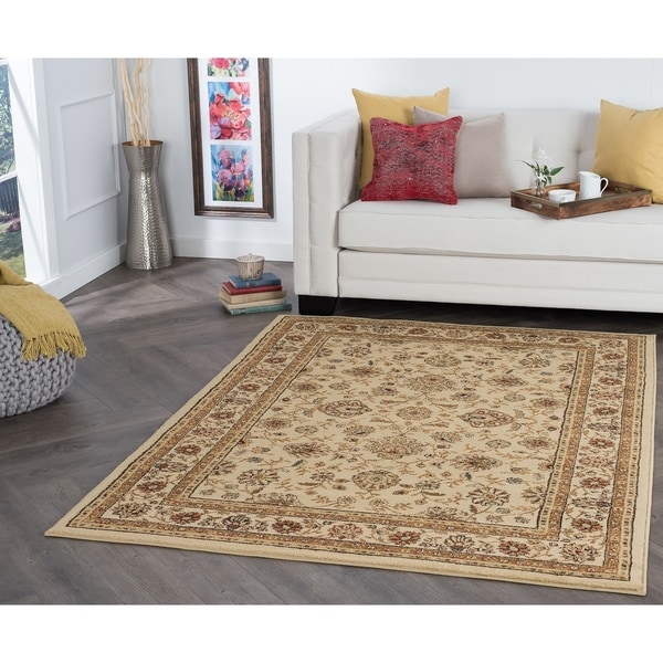 Alise Rugs Rhythm Traditional Floral Area Rug - 5' x 7'