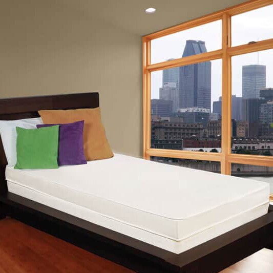 Flippable Comfort 4-inch Twin-size Foam Mattress