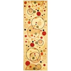 Fine spun Porcello Ivory/ Multi Area Runner (2'4 x 6'7) Safavieh Runner Rugs