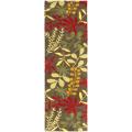 Safavieh Handmade Soho Brown/ Multi New Zealand Wool Runner Rug - 2'6 x 8'