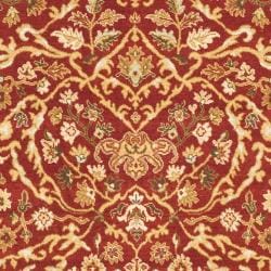 Handmade Majesty Red/ Gold New Zealand Wool Rug (8' x 11'2) Safavieh 7x9   10x14 Rugs