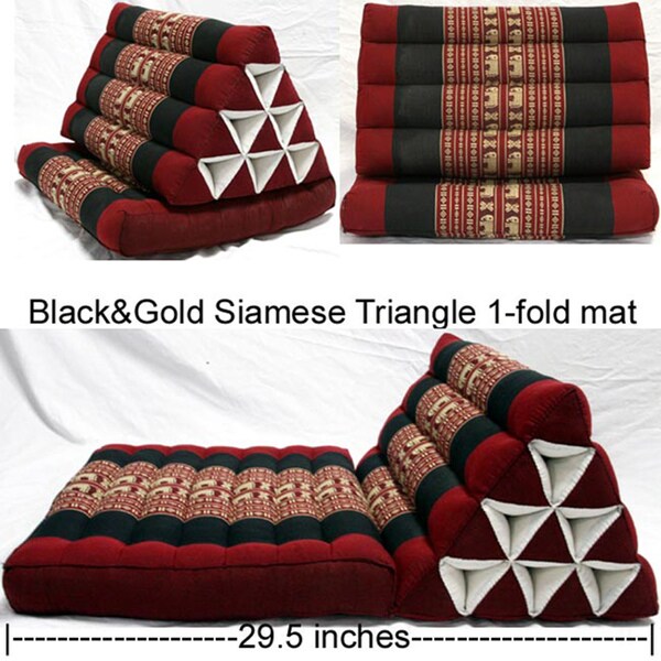 Shop Cotton Siamese 1 Fold Mat And Triangle Pillow Thailand